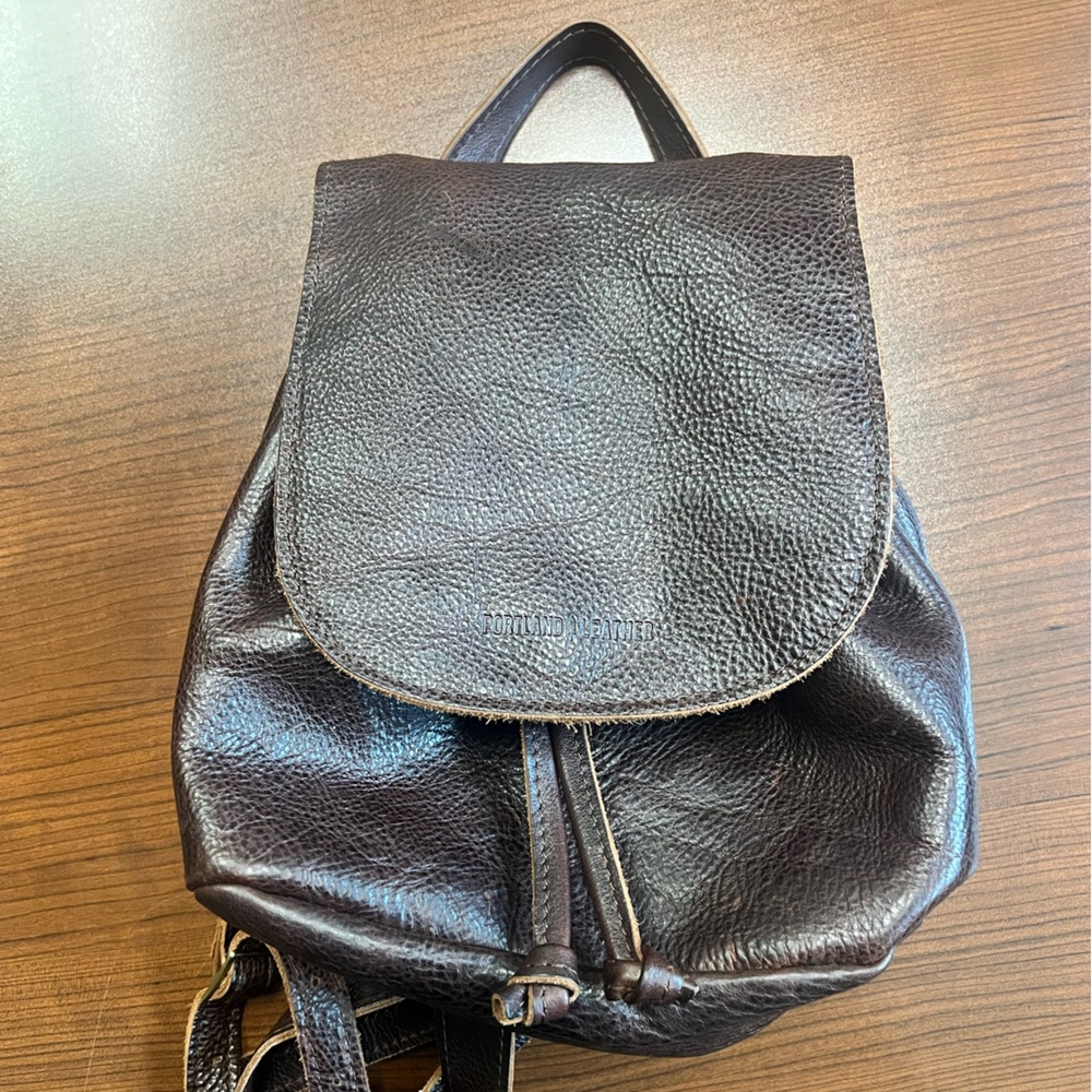Portland Leather Cold Brew Bucket Backpack